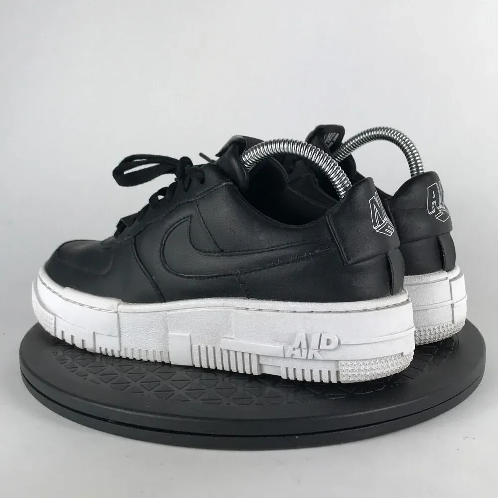 Nike Air Force 1 Pixel Black/White Athletic Shoes CK6649-001 Women’s Size 8 - Picture 7 of 12